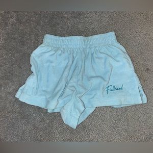 Fullsend baby blue Terrycloth shorts